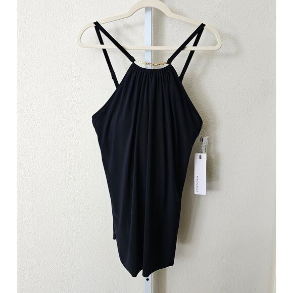 NWT MAGICSUIT Black Parker Underwire Tummy Control Convertible Swim Dress Sz 12 - Picture 1 of 16